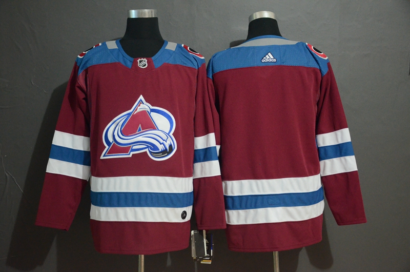 Colorado Avalanche Burgundy Stitched Jersey - Zenithce