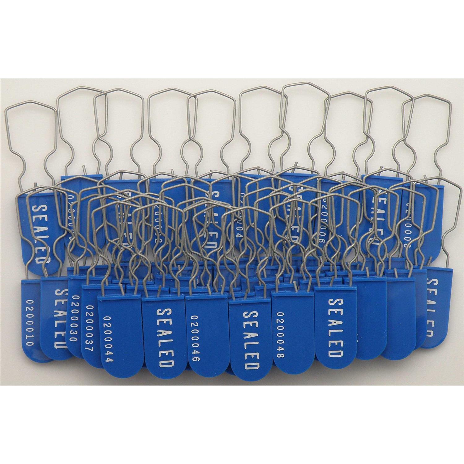 Electric Meter Security Seal Wire Padlock Pack of 50 - Zenithce