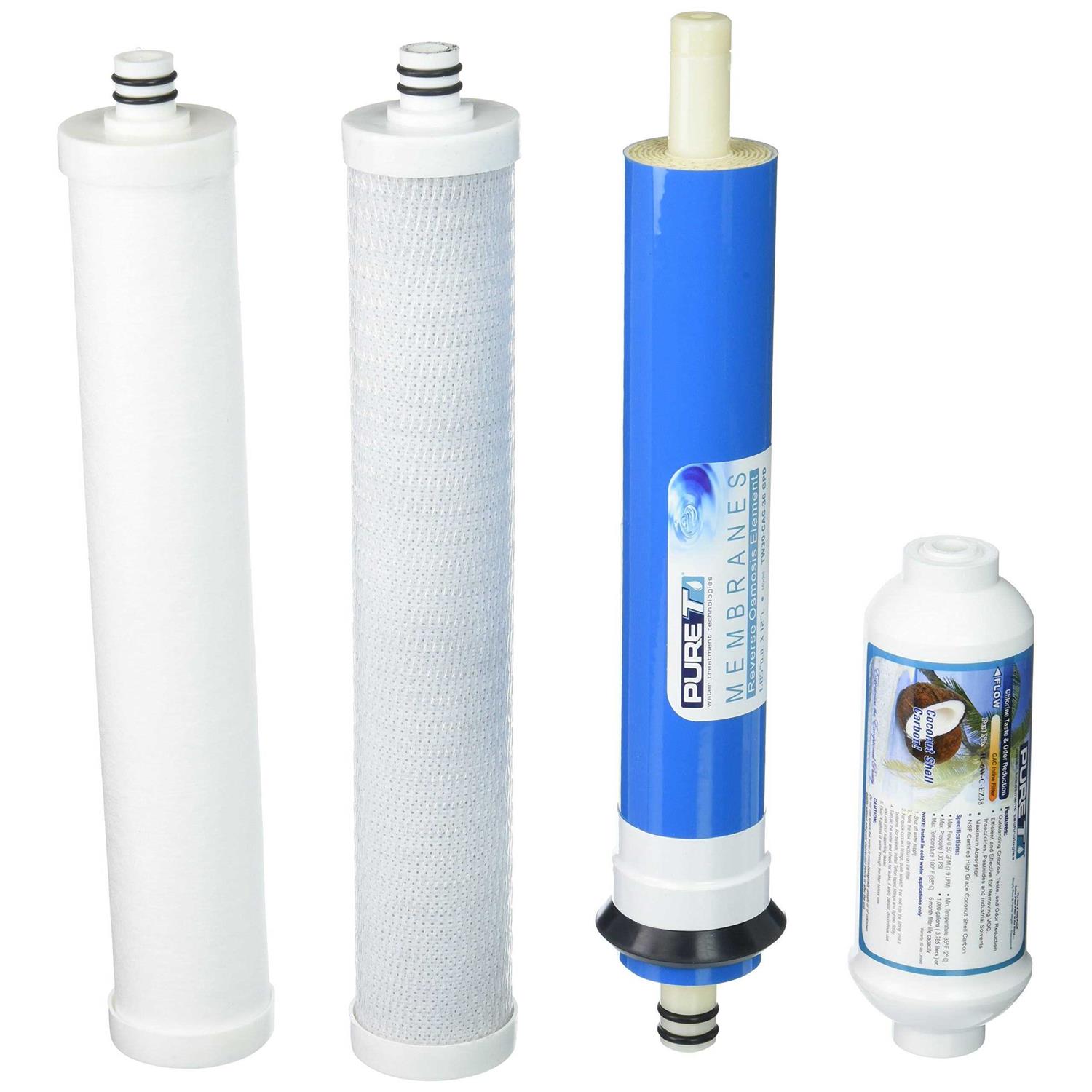 IPW Industries Inc Compatible Reverse Osmosis Replacement Water Filters for WHER12 and WHER18 System - Zenithce