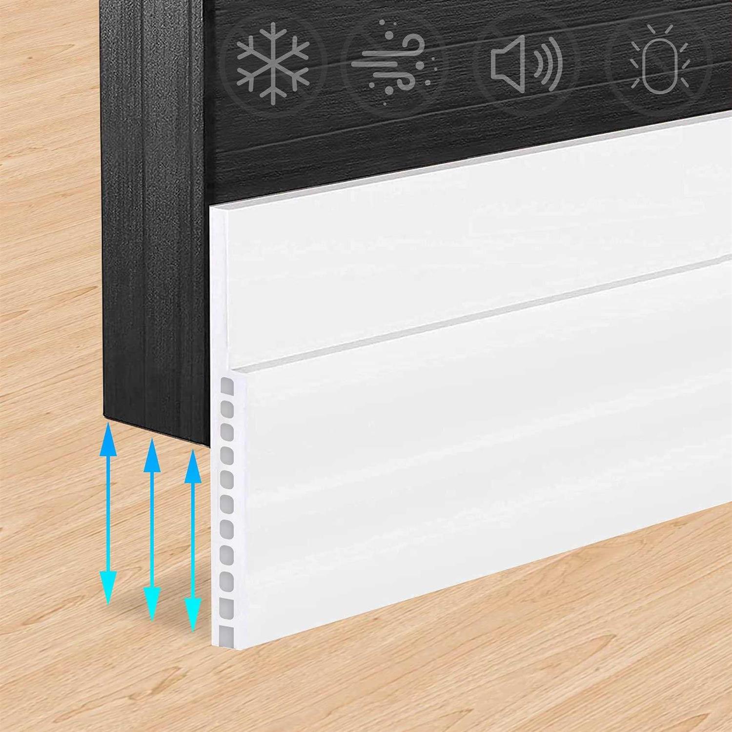 Door Draft Stopper Draft Stopper for Bottom of Door,Under Door Draft Stopper Weather Stripping,30-36 Door Draft Blocker,Front Door Draft Stopper - Zenithce
