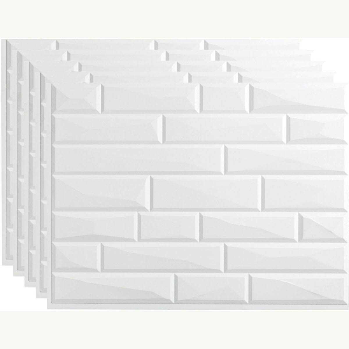 Fasade Traditional Style/Pattern 1 Decorative Vinyl 18in x 24in Backsplash Panel in Brushed Aluminum - Zenithce