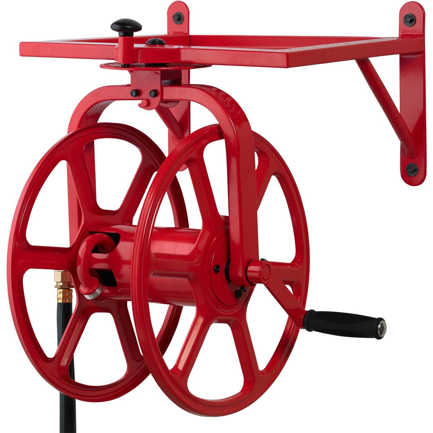 Liberty Garden Products Liberty Garden 712 Single Arm Navigator Multi-Directional Garden Hose Reel - Zenithce