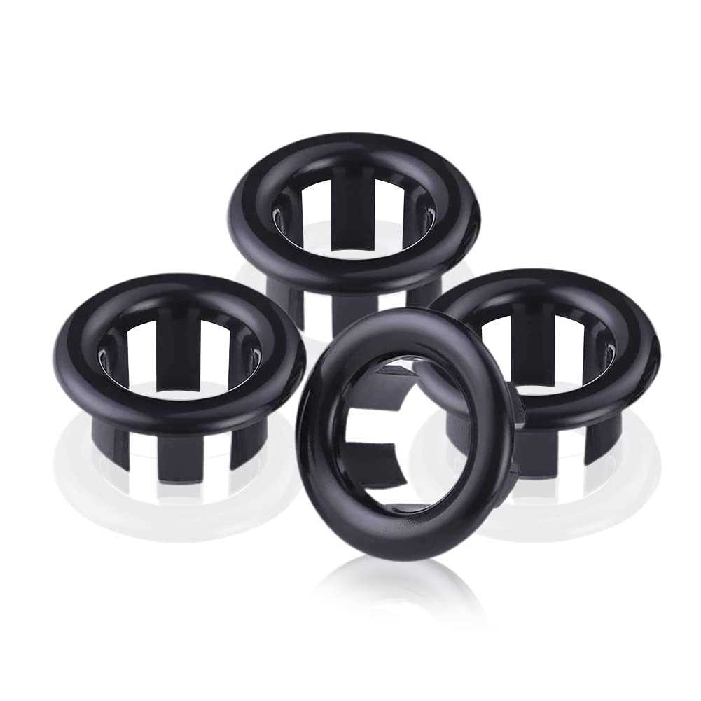 skypia 4 Pcs Sink Overflow Ring Set Bathroom Accessary Kitchen Bathroom Sink Basin Overflow Cover Vanity Sink Overflow Cover - Zenithce