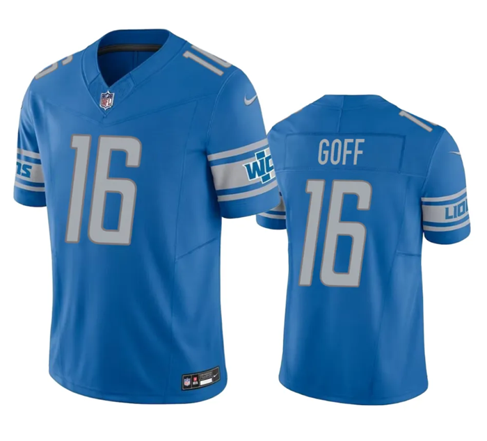 Detroit Lions #16 Jared Goff Blue 2023 F.U.S.E. Vapor Untouchable Limited Stitched Jersey - Zenithce