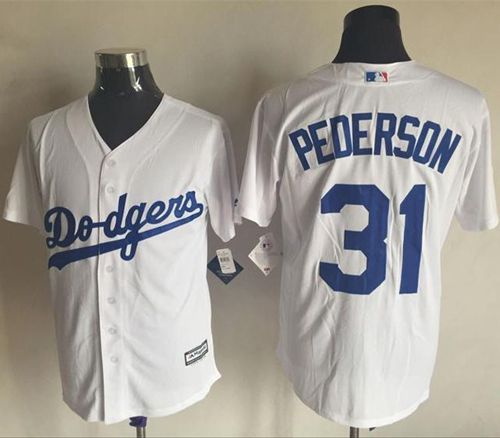 Dodgers #31 Joc Pederson White New Cool Base Stitched Jersey - Zenithce