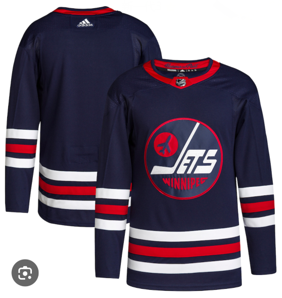 Winnipeg Jets Blank Adidas 2021-22 Navy Stitched Jersey - Zenithce