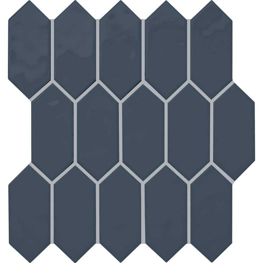 Daltile LuxeCraft 11 in. x 12 in. Glazed Ceramic Picket Mosaic Tile - Zenithce