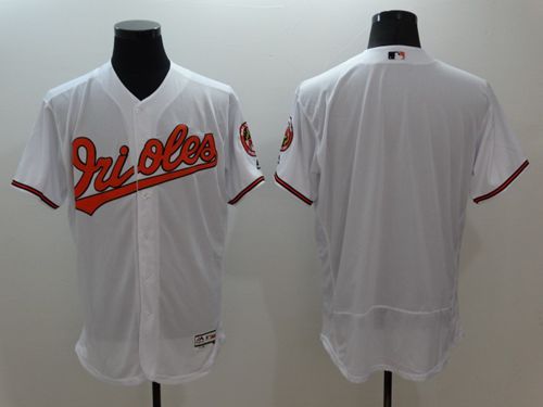 Orioles Blank White Flexbase Authentic Collection Stitched Jersey - Zenithce