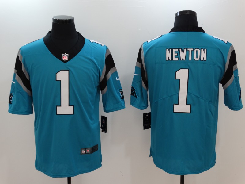 Carolina Panthers# 1 Cam Newton Blue Vapor Untouchable Player Limited Jersey - Zenithce
