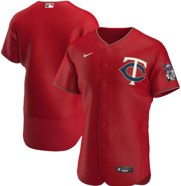 Minnesota Twins Red Flex Base Stitched Jersey - Zenithce