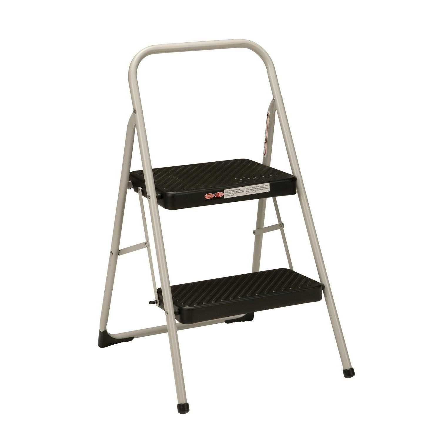 Cosco 2-Step Folding Steel Step Stool - Zenithce