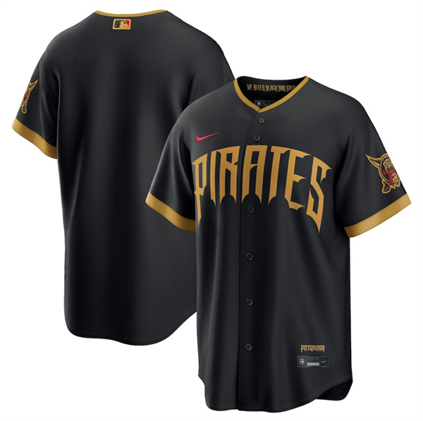 Pittsburgh Pirates Blank Black 2026 City Connect Stadium Stitched Stitched Jersey - Zenithce