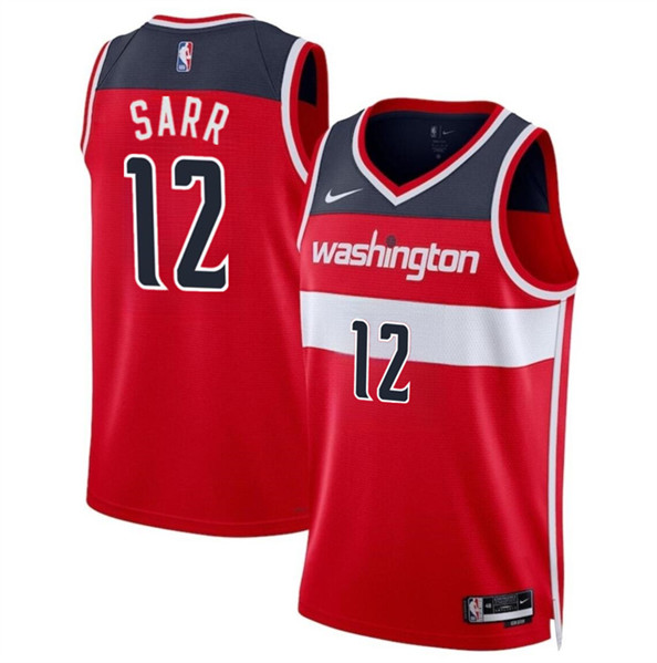 Washington Wizards #12 Alexandre Sarr Red Icon Edition Stitched Jersey - Zenithce