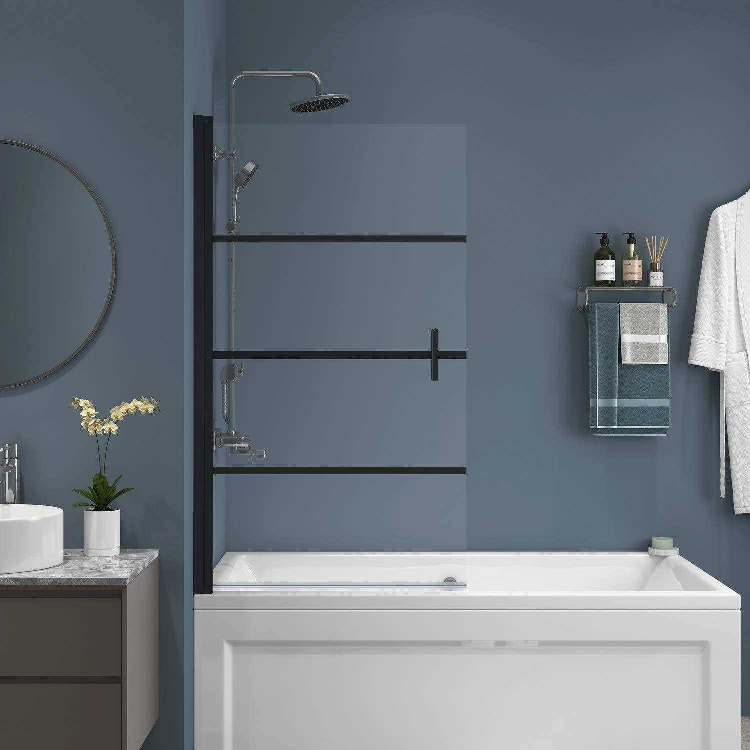 Goodyo 72 in. H Frameless Tempered Glass Shower Door - Zenithce