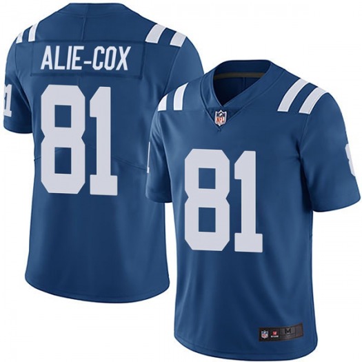 Indianapolis Colts #81 Mo Alie-Cox Blue Vapor Untouchable Limited Stitched Jersey - Zenithce