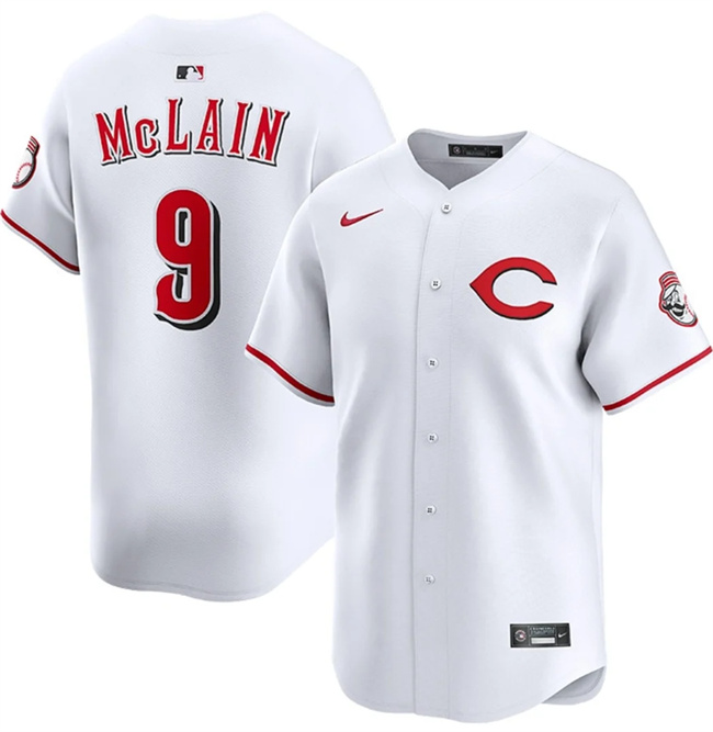 Cincinnati Reds #9 Matt McLain White 2025 Home Limited Stitched Jersey - Zenithce