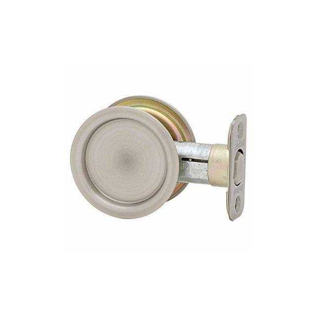 Kwikset Satin Round Pocket Door Lock - Zenithce