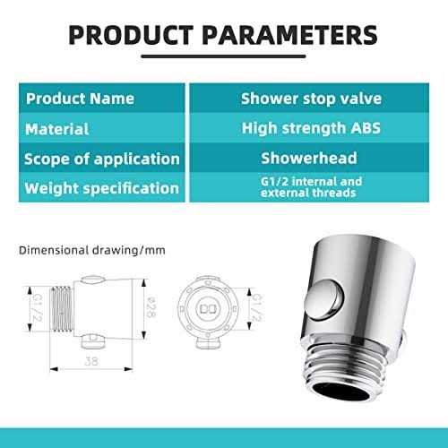 Shower Head Multi-function Hand-held Shower Set Shower Pressurization Water Off Suspended Shower Enjoy Luxurious Rain Shower Head - Zenithce