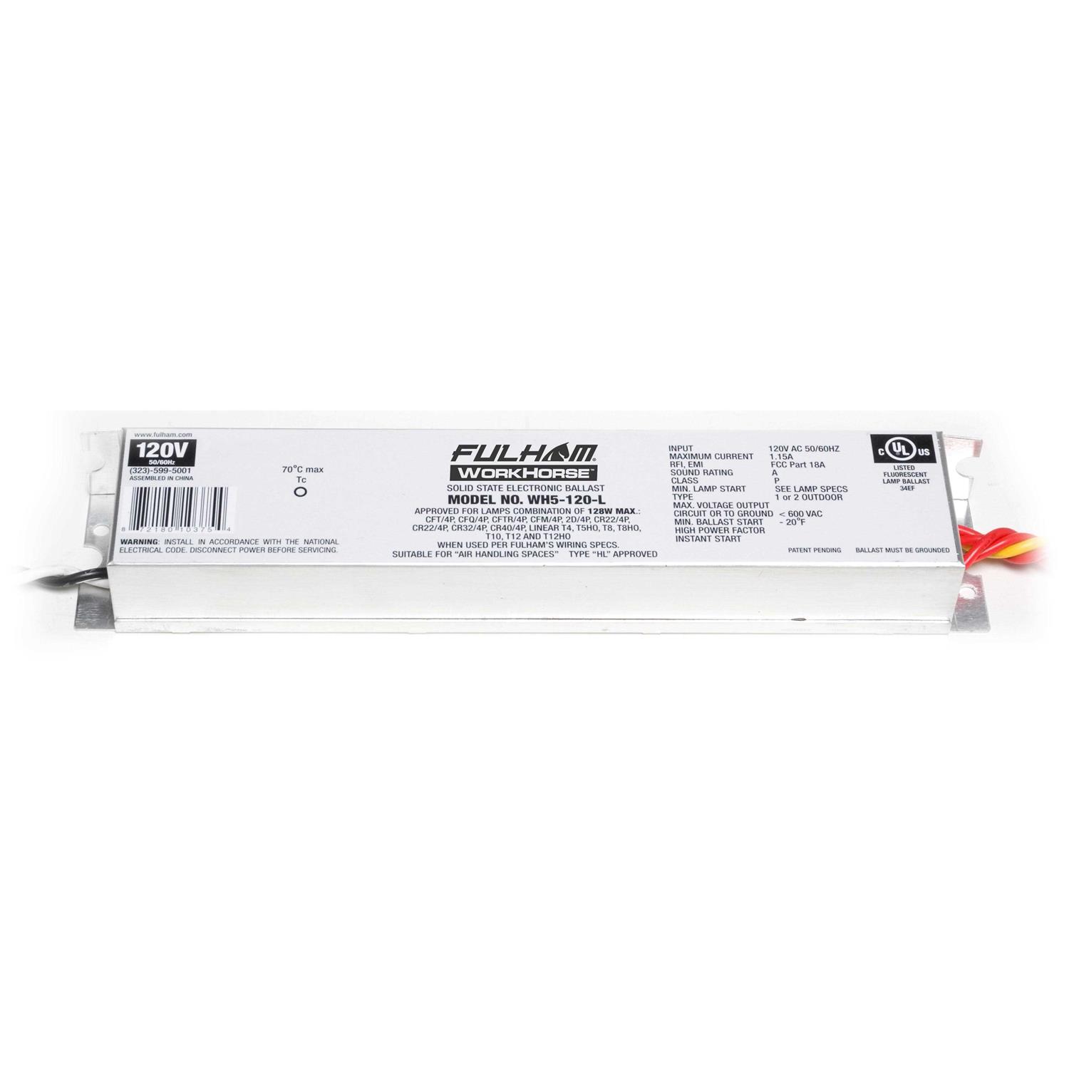 Fulham WH3-120-L Ballast - Zenithce