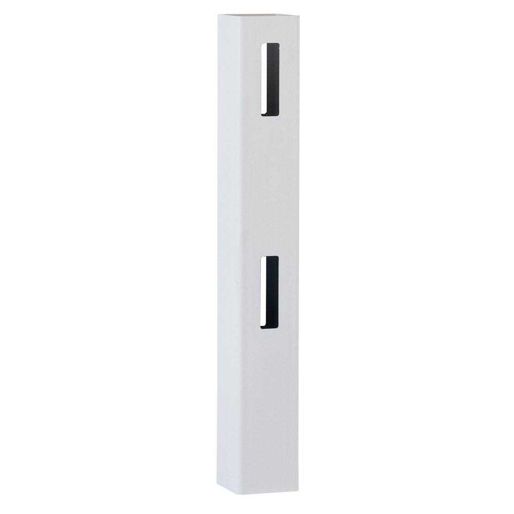 Outdoor Essentials 5 in. x 5 in. x 5 ft. Tan Vinyl Ranch 2-Rail Fence Post - Zenithce
