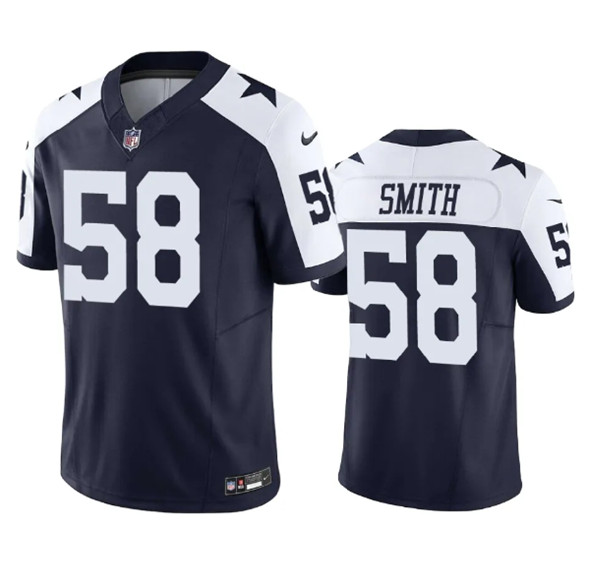 Dallas Cowboys #58 Mazi Smith Navy 2023 F.U.S.E. Vapor Limited Stitched Jersey - Zenithce