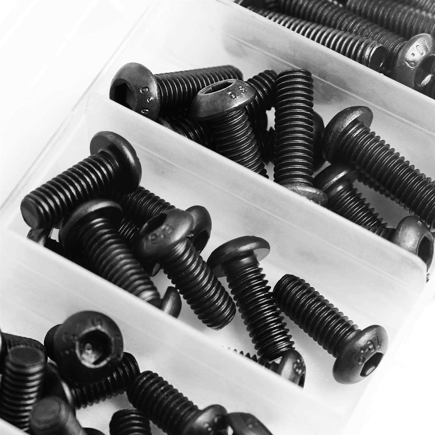 M6 x 30mm 35mm 40mm Button Head Socket Cap Screws Bolts - Zenithce