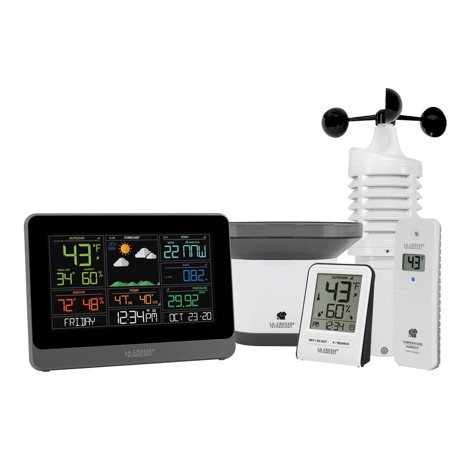 La Crosse Technology 308-1711BL Wireless Weather Station - Zenithce