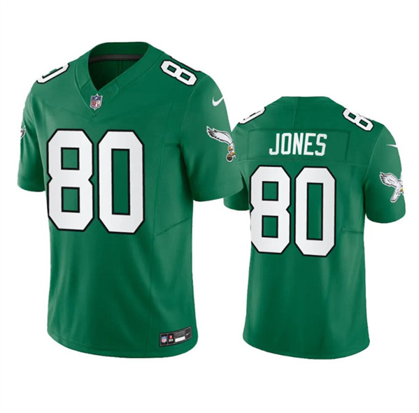 Philadelphia Eagles #80 Julio Jones Green 2023 F.U.S.E. Throwback Vapor Untouchable Limited Stitched Jersey - Zenithce