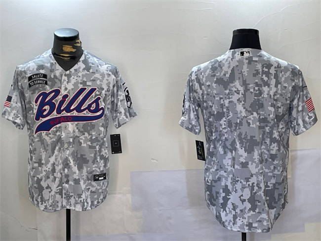Buffalo Bills Blank 2024 Arctic Camo Salute To Service Stitched Jersey - Zenithce