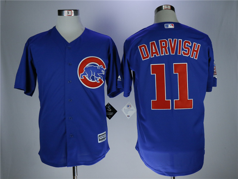 Chicago Cubs #11 Yu Darvish Royal Cool Base Stitched Jersey - Zenithce