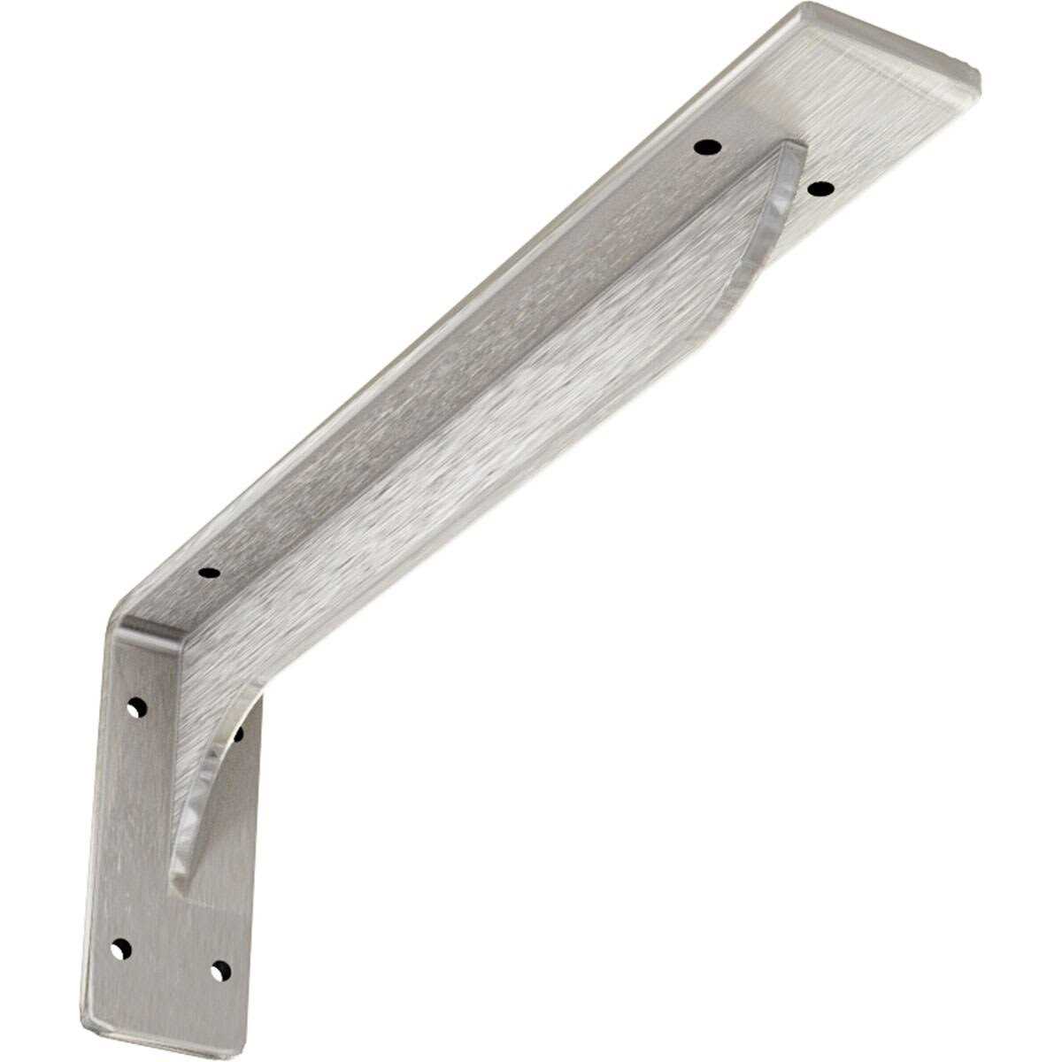 Ekena Millwork 2W x 14D x 5 1/4H Embrey Steel Bracket - Zenithce