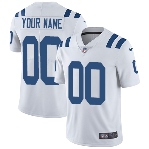 Colts Customized White Vapor Untouchable Limited Stitched Jersey - Zenithce
