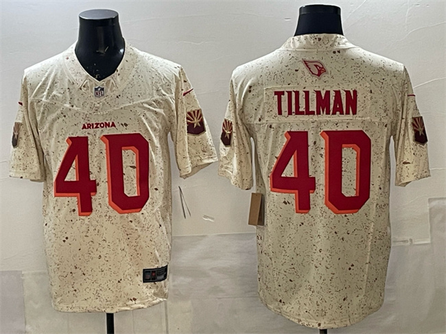 Arizona Cardinals #40 Pat Tillman 2025 F.U.S.E. “Rivalries” Vapor Untouchable Limited Stitched Jersey - Zenithce