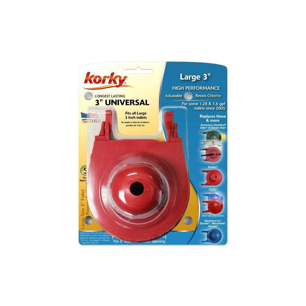 Korky Universal Toilet Flapper - Zenithce