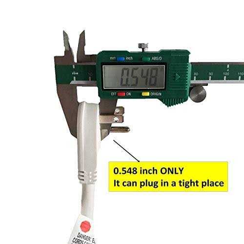 Firmerst 1875W Flat Plug Extension Cord 6 Feet 14 Awg 15A - Zenithce