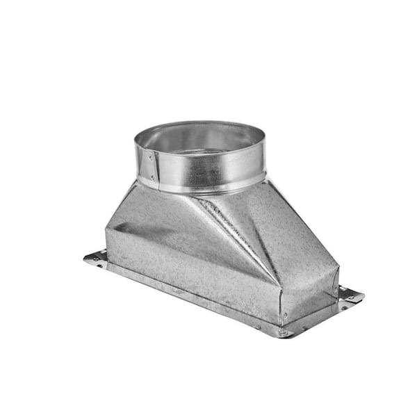 Master Flow 14 in. x 8 in Register Box with Flange - Zenithce