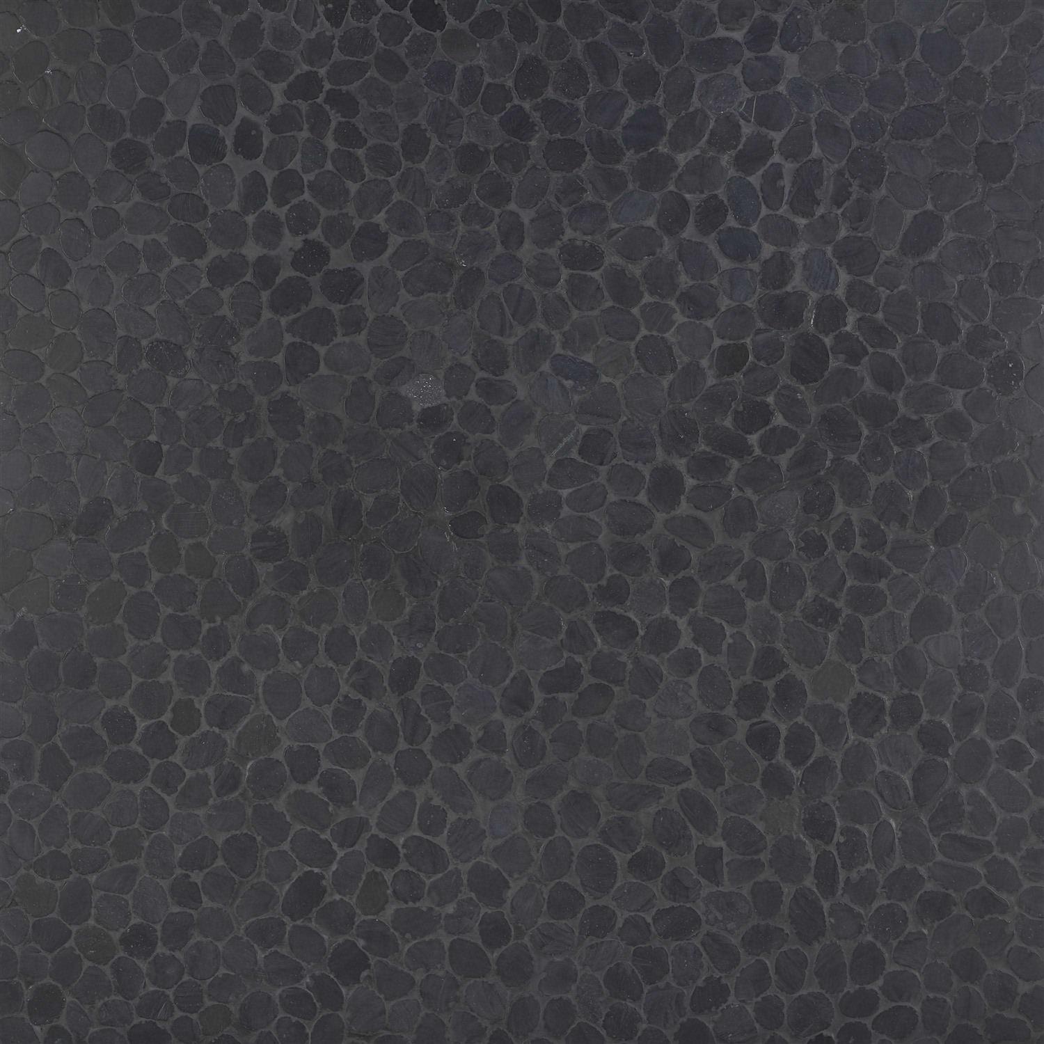 Countryside Sliced Round 11.81 in. x 11.81 in. Nature Stone Pebble Mosaic Floor and Wall Tile Ivy Hill Tile - Zenithce