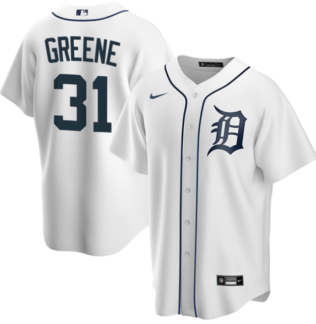Detroit Tigers #31 Riley Greene White Cool Base Stitched Jersey - Zenithce