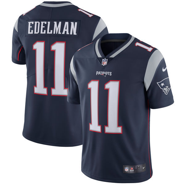 New England Patriots #11 Julian Edelman Nike Navy Vapor Untouchable Limited Stitched Jersey - Zenithce