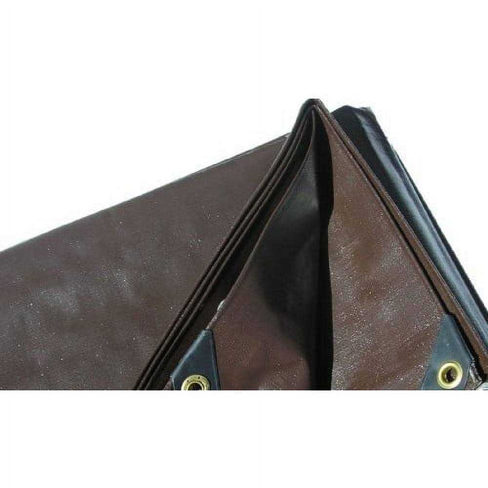 TarpsDirect Super Heavy Duty Brown 8 oz Tarp - Zenithce