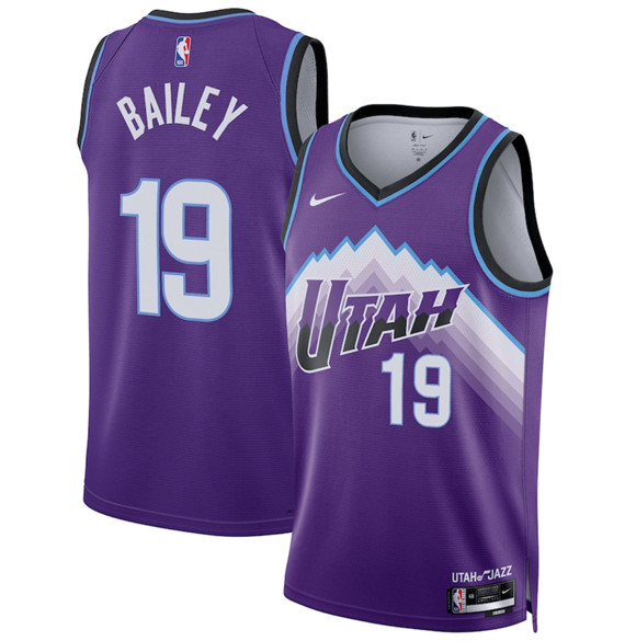 Utah Jazz #19 Ace Bailey Purple 2025 Icon Edition Stitched Jersey - Zenithce