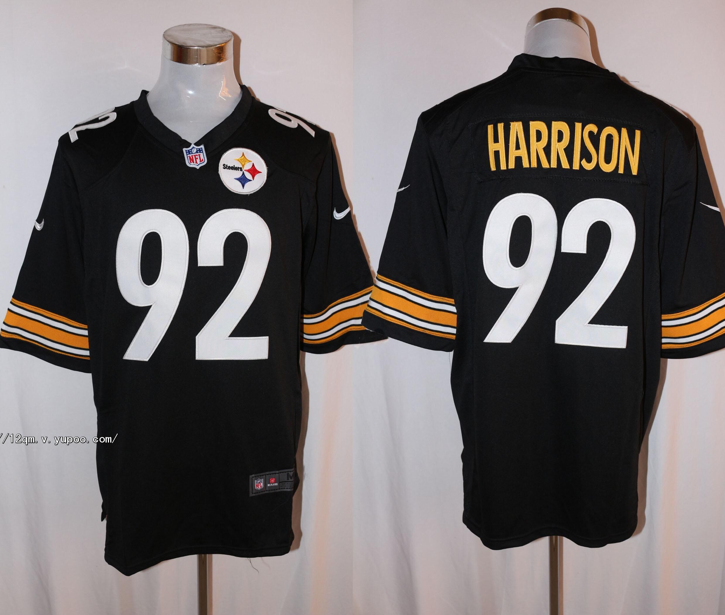 Pittsburgh Steelers #92 James Harrison Black Stitched Limited Nike Jersey - Zenithce
