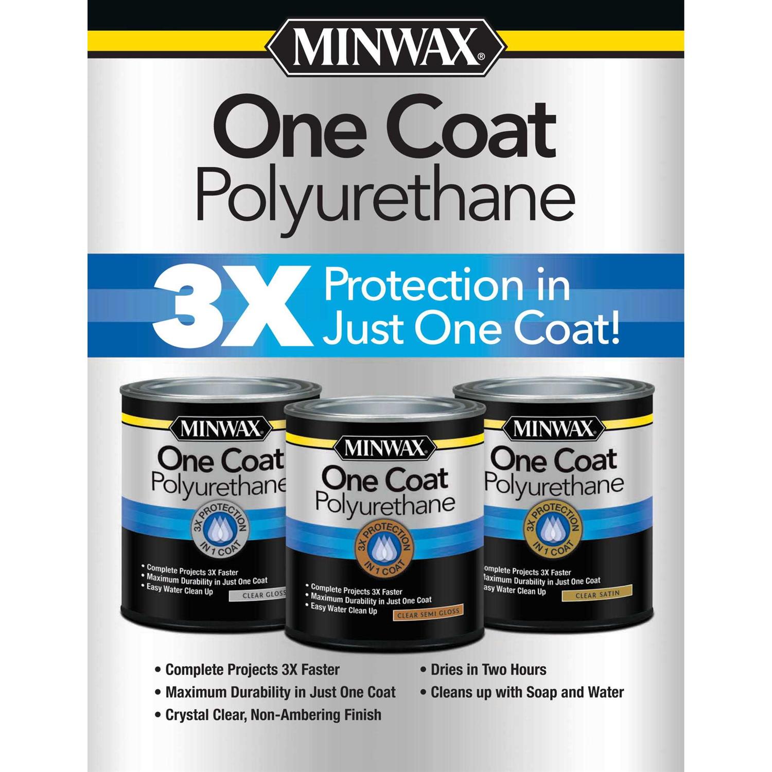 Minwax One Coat Polyurethane - Zenithce