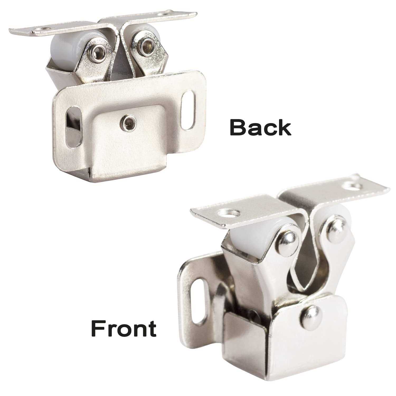 Keenkee Cabinet Latch Double Roller Catch Hardware for Cupboard Closet Cabinet Door Latches and Catches - Zenithce