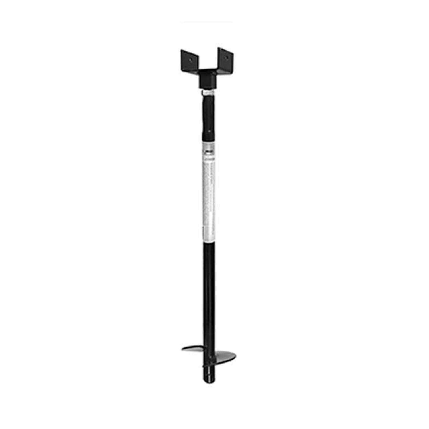 Pylex 10565 Adjustable Helical Post Black - Zenithce