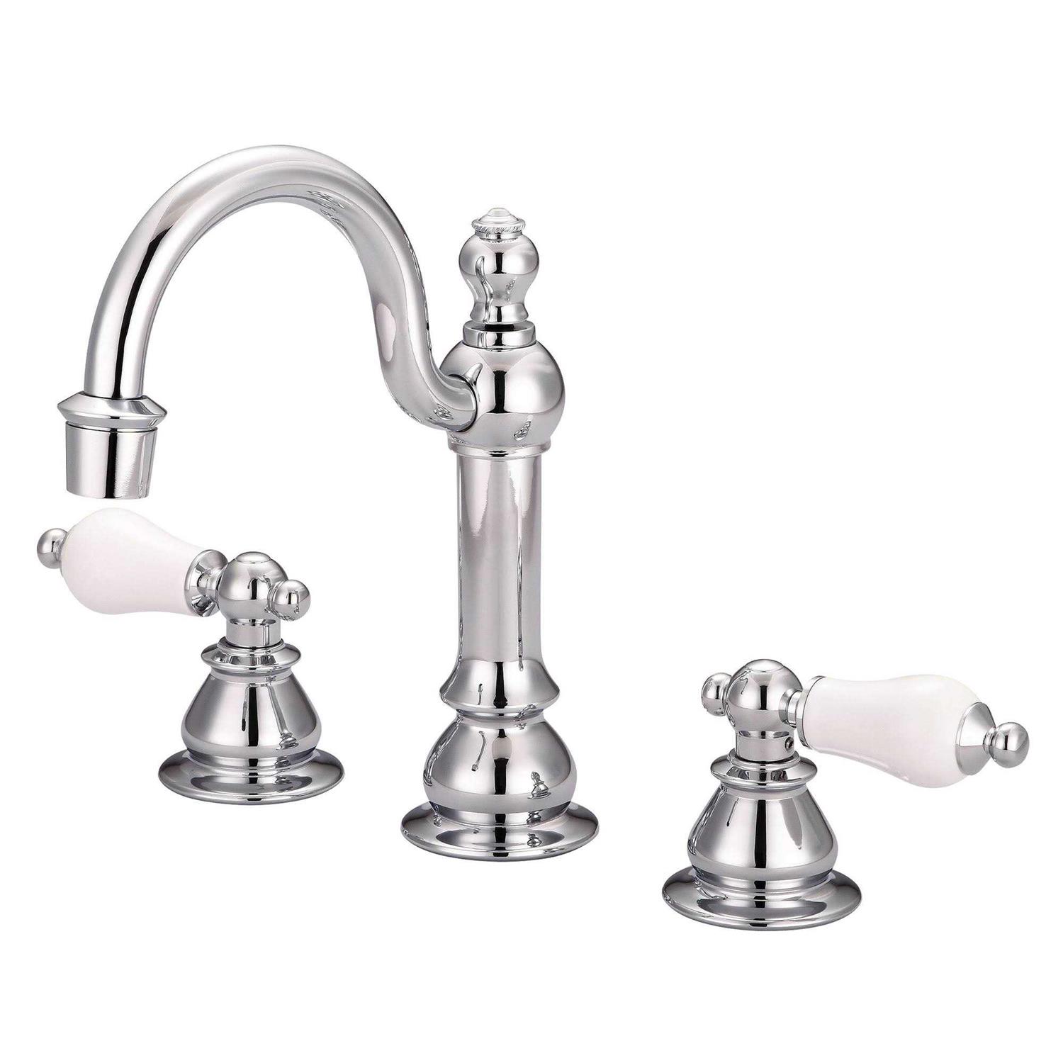 Water Creation American 20th Century Classic Widespread Lavatory F2-0012 Faucets - Zenithce