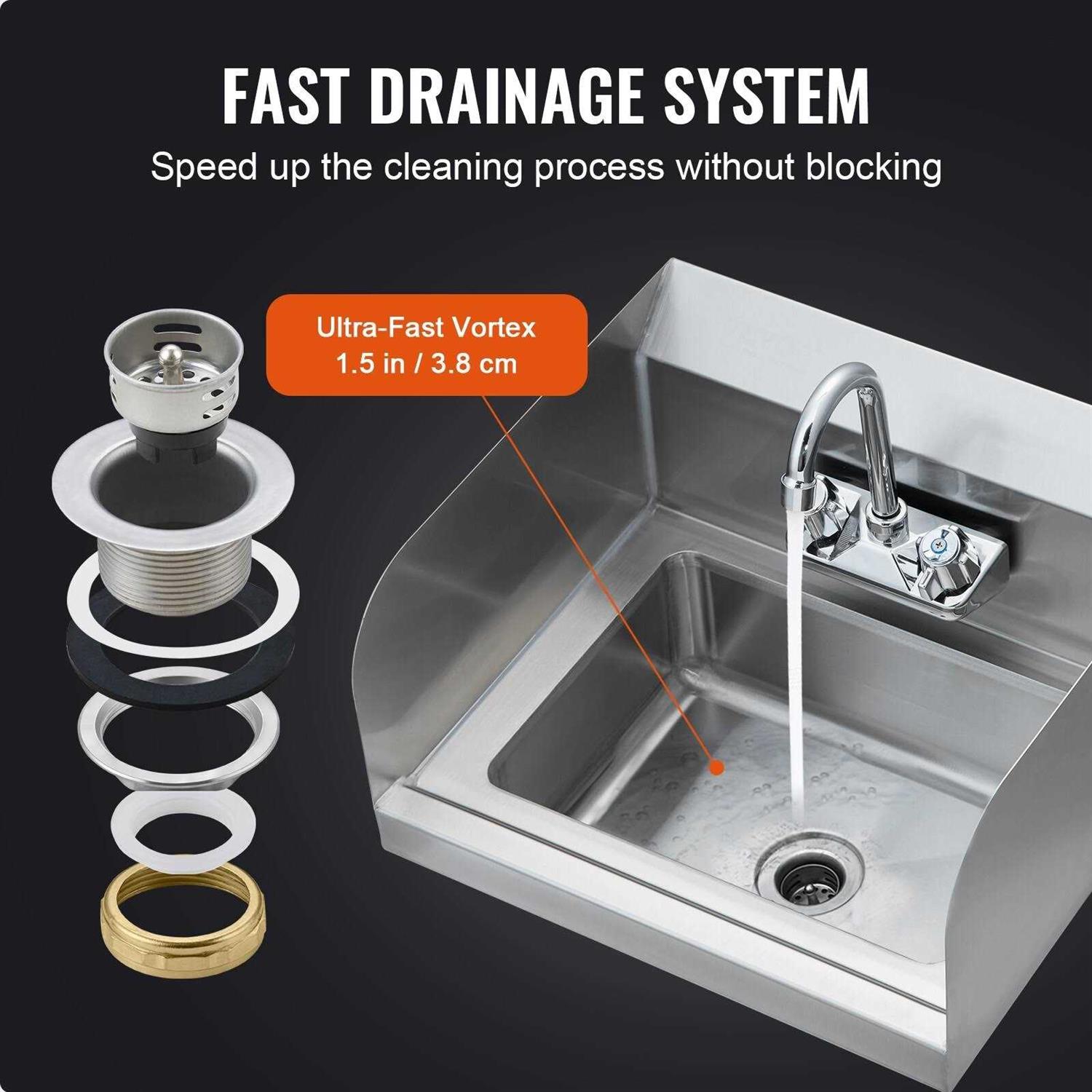 VEVOR Commercial Grease Interceptor Carbon Steel Grease Trap GPM Grease Interceptor Trap with Side Water Inlet Under Sink Grease Trap YSFLQ - Zenithce