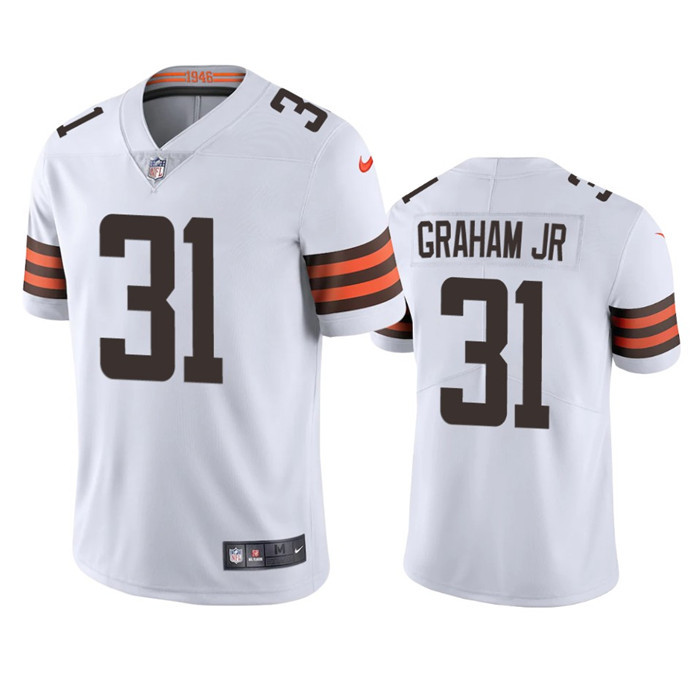 Cleveland Browns #31 Thomas Graham Jr. White Vapor Untouchable Limited Stitched Jersey - Zenithce