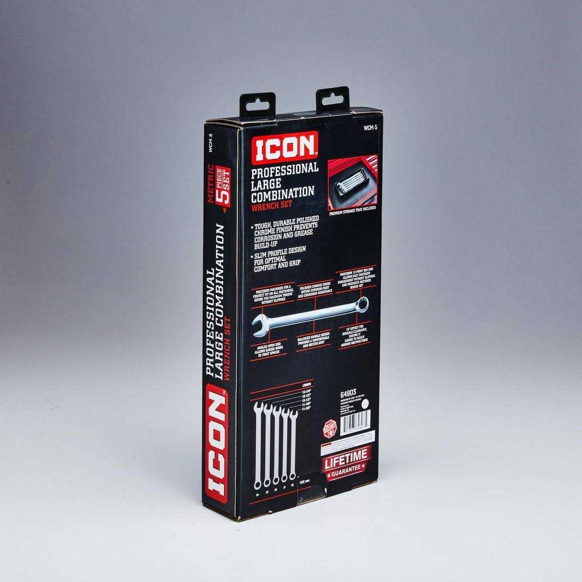 Icon Metric Professional Flex Ratcheting Wrench Set - Zenithce
