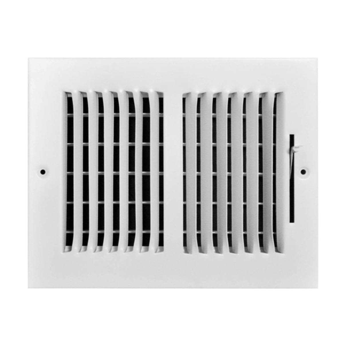 Truaire C102M White 2-Way Wall-Ceiling Register - Zenithce